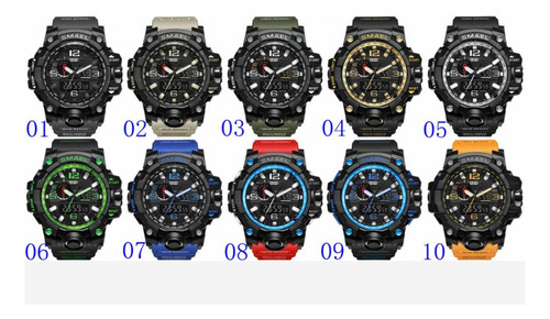 Imagen 5 de 9 de Reloj Smael Original Militar, Deportivo, Caballero Hombre