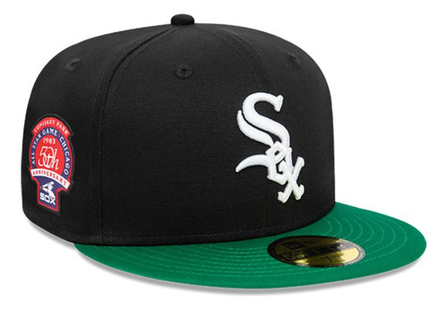 Gorro 59fifty Chicago White Sox Mlb Color Block Pack Black