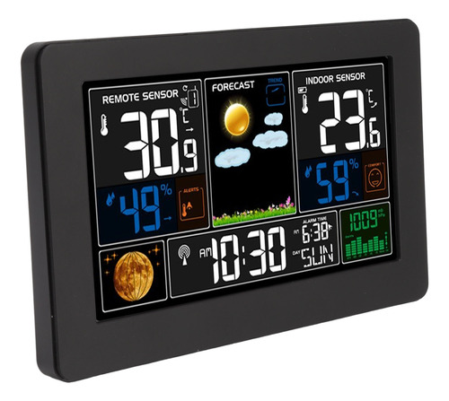 Reloj Meteorológico, Pantalla Grande A Color, Multifunción,