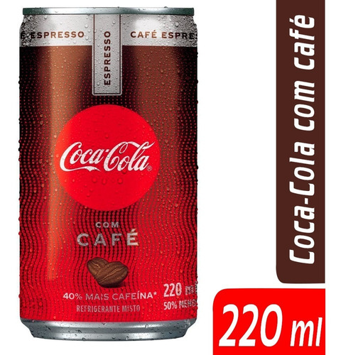 Refrigerante Coca-cola Plus Cafe Espresso Lata 220ml