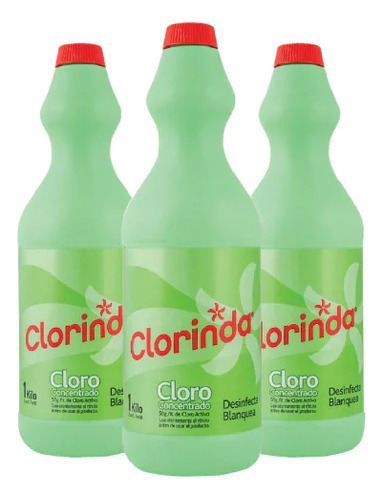 Cloro Tradicional Clorinda  250gr (6uni)super