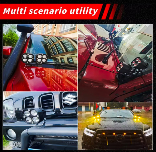 X 2 Focos 40w Faenero Led Duo Color Faenero Alta Iluminacion