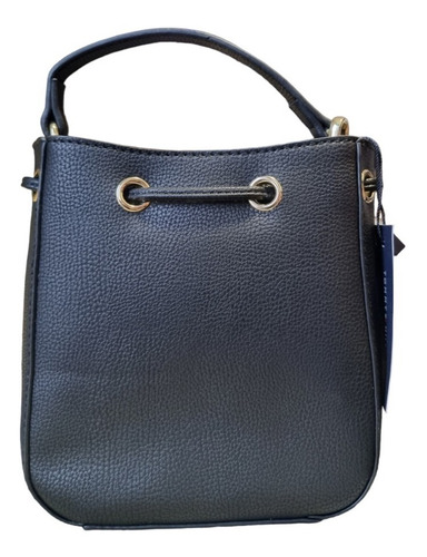 Bolsa Mini Bucket Strap Negro Original Tommy Hilfiger