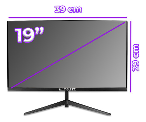 Monitor Gamer 19 Pulgadas 60hz Full Hd Led 2ms Vga Hdmi