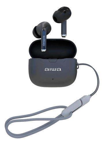 Audífono Bluetooth Tws Aiwa Aw-twsg50 Anc Negro