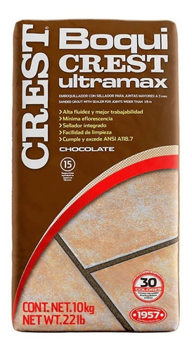 Boquicrest Ultramax 10kgs Chocolate - Crest