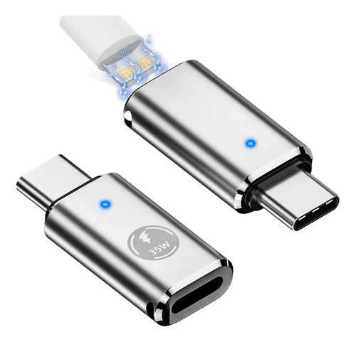 2pzs Adaptador Otg Usb To Tipo-c, 5 Gbps, Plateado El Adaptador De Carga Admite Carga Rápida Pd