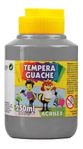 Comprar Tinta Guache Acrilex Tempera Guache 250ml - Cinza