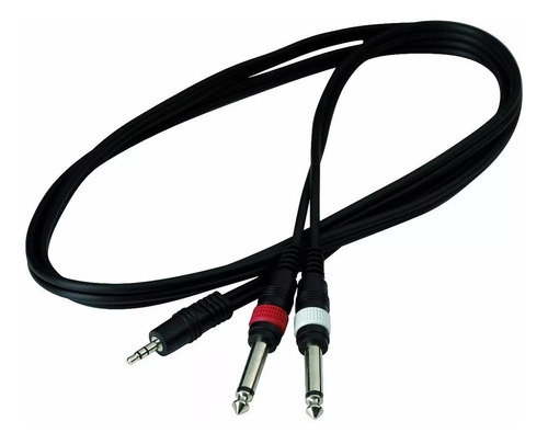 Warwick Rcl20912d4 Cable Plug Estéreo 3,5mm A 2plug Mono 6.3