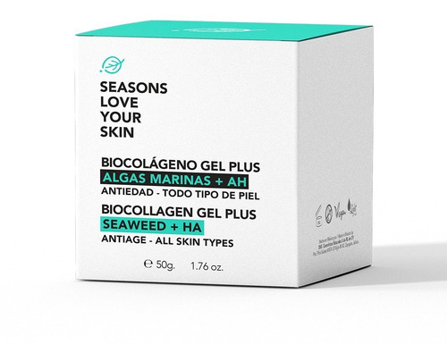Biocolageno Gel Plus Algas Marinas + Ah 50gr Tipo De Piel Todo Tipo Volumen De La Unidad 60 Ml