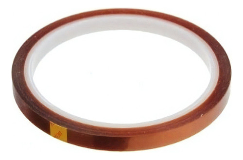 Cinta Kapton Termica Alta Temperatura  5 Mm X 33mts 7427c6 Color Marrón