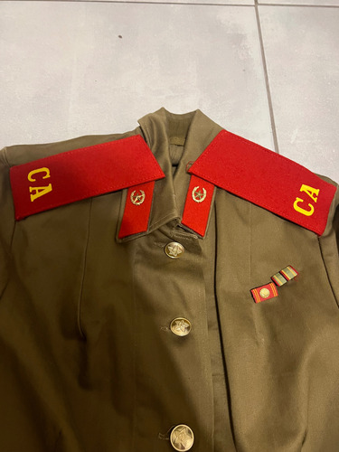 Uniforme Militar Soviético Auténtico Mujer Urss 91
