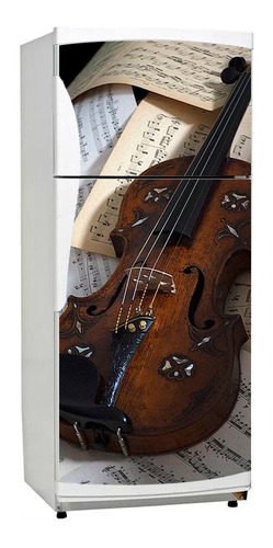 Vinilo Para Mesa Violin Musica Instrumento M9