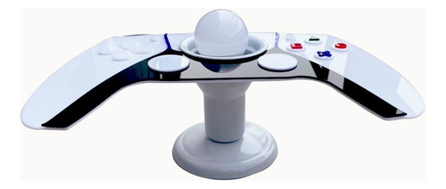 Luminária Plafon Video Game Controle Quarto Infantil Ps5 Cor Branco