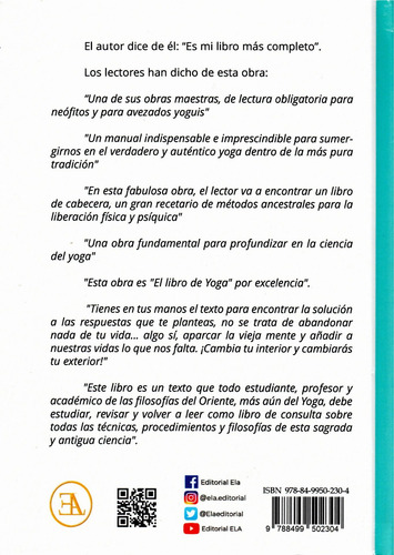 El yoga y sus secretos: Edición especial conmemorativa de los 50 años del centro de yoga Shadak, de Calle, Ramiro. Editorial Ediciones Librería Argentina, tapa dura en español, 2022