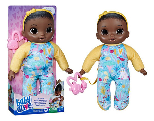 Boneca Baby Alive Bebê Fofinha Negra - Hasbro F7793