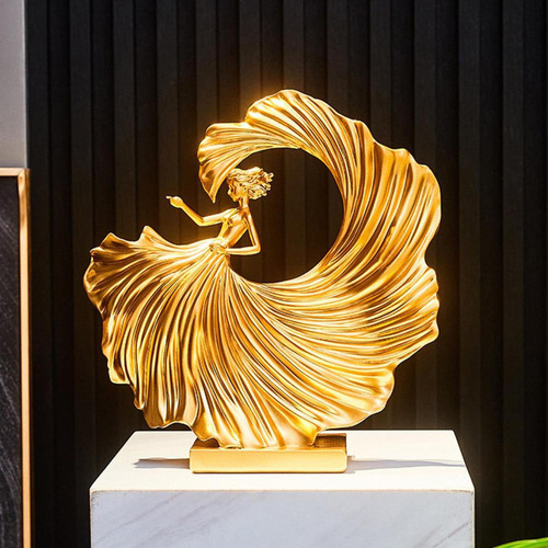 Estatua De Bailarina, Escultura Artística, Adorno De Mesa,