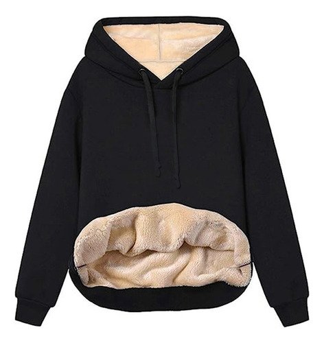 Moletom Sherpa Quente De Outono E Inverno 2024 Para Mulher