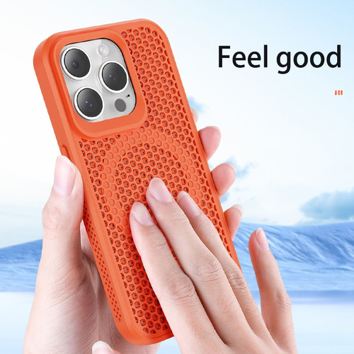 Capa Preta Com Dissipação De Calor Para iPhone 15 Pro