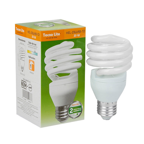Bombilla Fluorescente Luz De Dia 22w E27 Tecnolite
