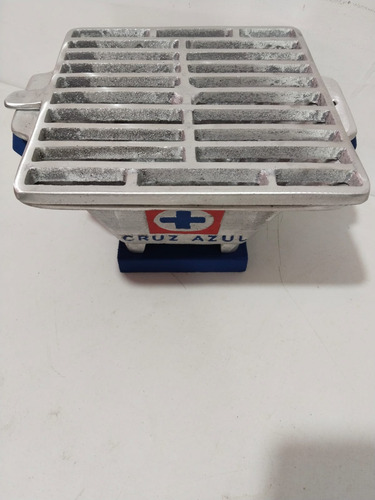 Parrilla Asador Para Carbón De Mesa Brasero Modelo Cruz Azul