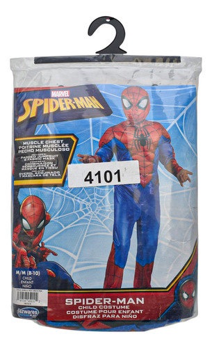 Marvel Disfraz Spiderman Para Niño Talla 8 A 10 Jazwares