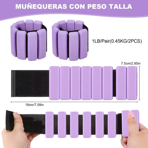 Pesas Para Tobillos, 2 Piezas Polainas Para Tobillo Con