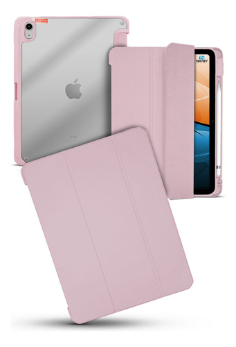 Funda Para iPad 10 2022 Teknet Delgada Clear 10.9 Protec Color Rosa