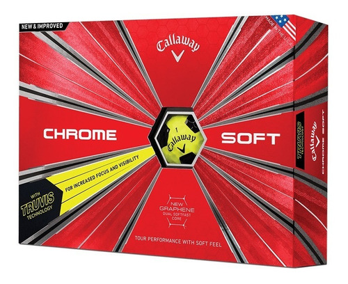 Kaddygolf Pelotas Golf Callaway Chrome Soft Truvis Am X 12