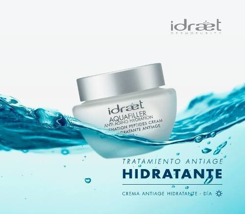 Crema Antiage Hidratante Idraet Aquafiller para piel sensible de 50mL