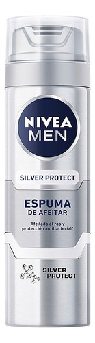 Espuma Para Afeitar Nivea Men Silver Protect 200ml