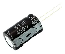 Comprar 02 Condensadores 450v 33uf Electrolitico 105° Grados
