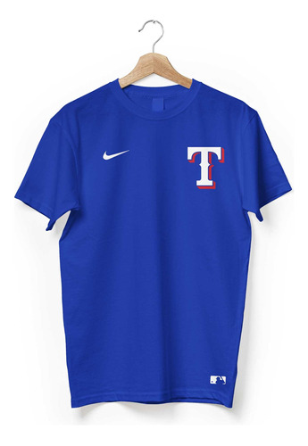 Franela Mlb Texas Rangers Casual