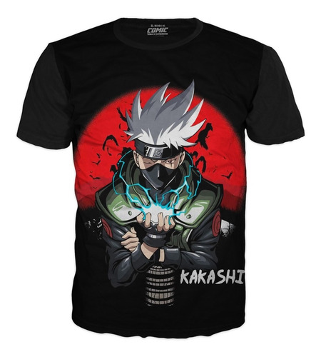 Camiseta De Kakashi Naruto Hatake Caballero Niños Animemanga