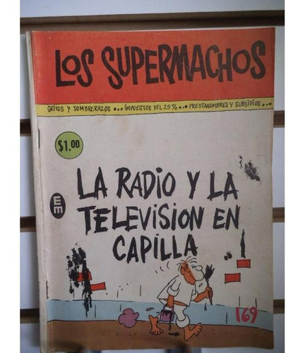 Comic Los Supermachos 169 Editorial Posada Vintage 