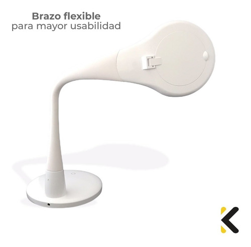 Imagen 7 de 9 de Lampara Led De Escritorio Con Lupa Philco 51410