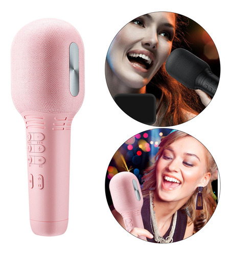 Micrófono Inalámbrico De Karaoke Portátil Bluetooth 5.0