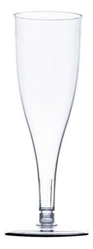 21unid Taça De Champagne Em Acrilico Descartavel 150ml