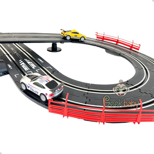 Autorama Circuito 3 Em 1 280cm 2 Carros Com Luz Turbo Run