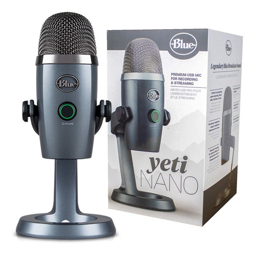 Microfono Blue Yeti Nano Gray (988-000088) Usb