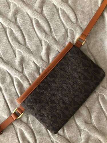 Cartera Riñonera Cinturón Michael Kors Monogram Ns Original