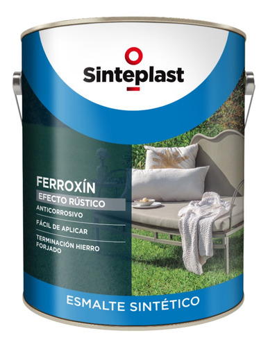 Ferroxin Esmalte Ant. Efecto Rustico Hierro Antiguo X 1 Lts