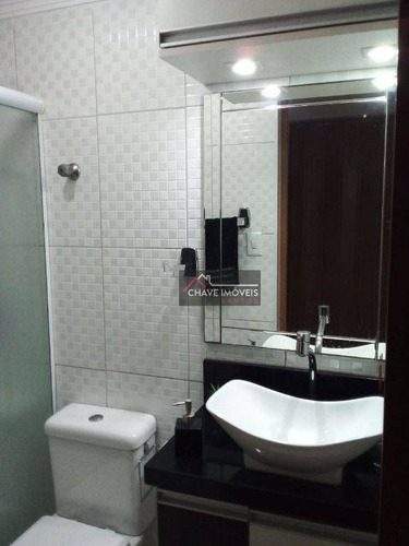 Imagem 7 de 9 de Apartamento À Venda, 45 M² Por R$ 205.000,00 - Aparecida - Santos/sp - Ap3141