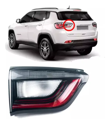 Lanterna Traseira Esquerda Porta Mala Jeep Compass 53483559 Lanterna Traseira Esquerda Porta Mala Jeep Compass 53483559