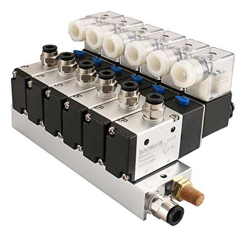 Válvula De Solenoide Neumática 3v210-08 12vdc Pt1/4, 2 Posic