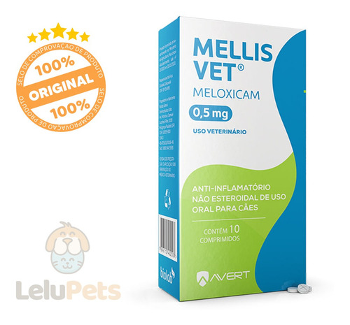 Mellis Vet 0,5 Mg Avert 10 Comprimidos Para Cachorro