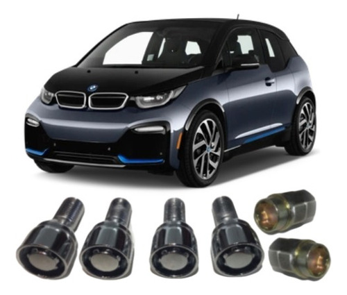 Birlos Seguridad Bmw I3 2021 2022 2 Llaves*