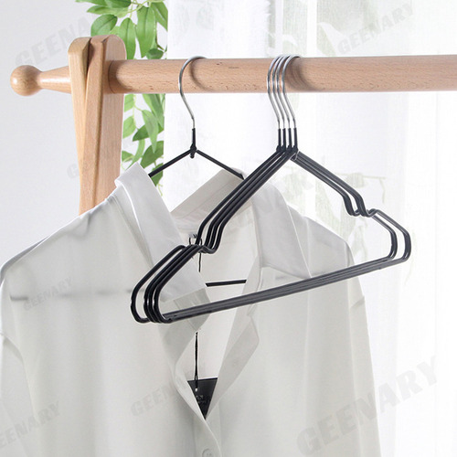 50 Ganchos Para Ropa Resistentes Plastico Perchas Inoxidable