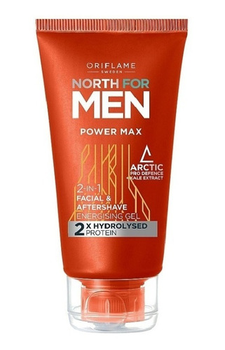 Gel Facial Hidratante After Shave North For Men Powermax