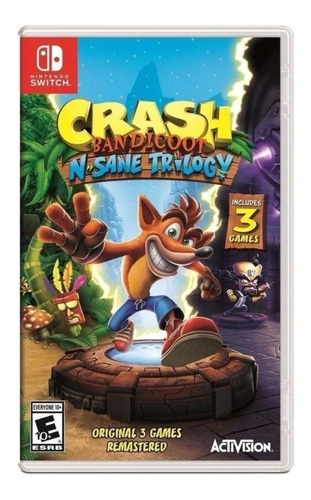 Crash Bandicoot Switch 3 En 1 Sellado Envio Gratis